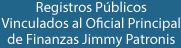 Registros Públicos Vinculados al Oficial Principal de Finanzas Jimmy Patronis