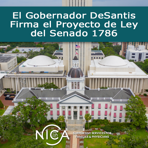 El Gobernador DeSantis Firma el Proyecto de Ley del Senado 1786 - PDF